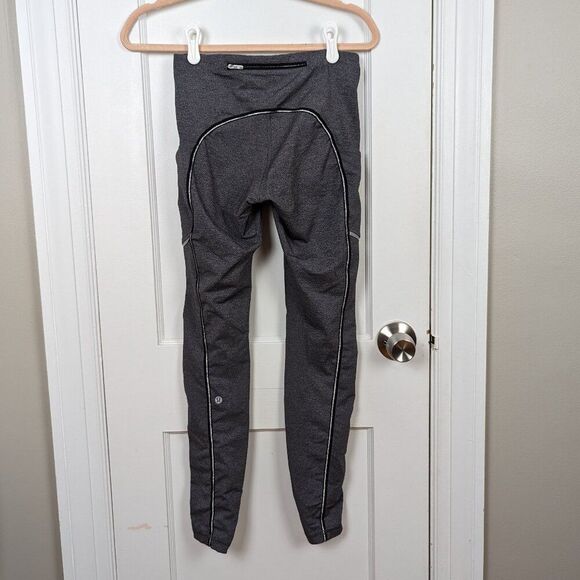Lululemon | Grey Reflective Speed Up Tight Legging Size 6 - Picture 2 of 9